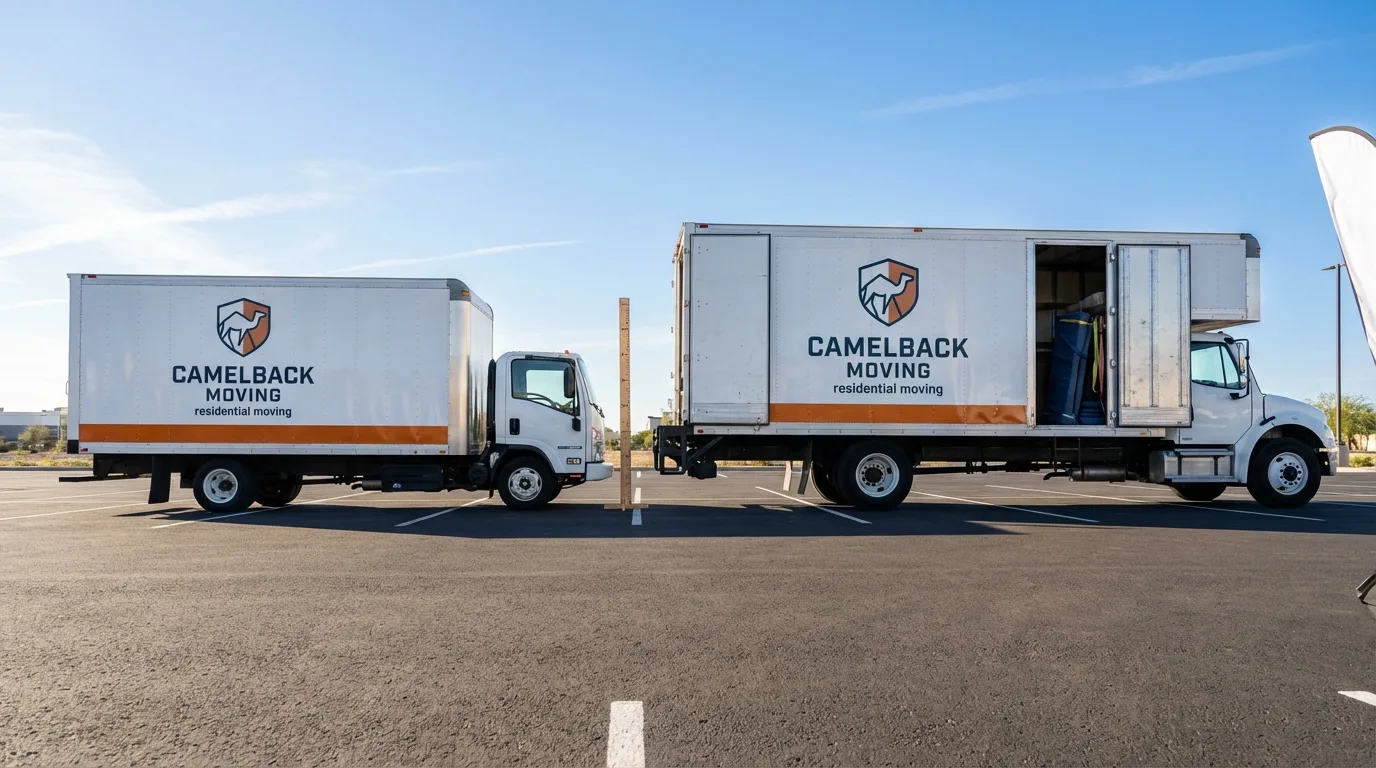 Moving truck size capacity guide in Vermilion